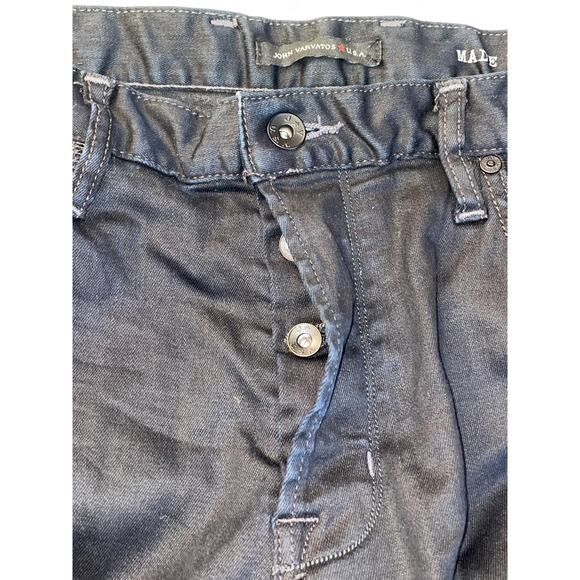John Varvatos Wright Skinny Jeans - Side 36 x 34 - Made in the USA - Button Fly - Picture 9 of 14